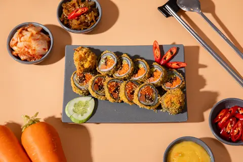 Hình ảnh Kimbab thịt bò chiên