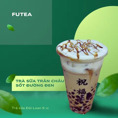 Hình ảnh Trà sữa Trân châu sốt Đường đen