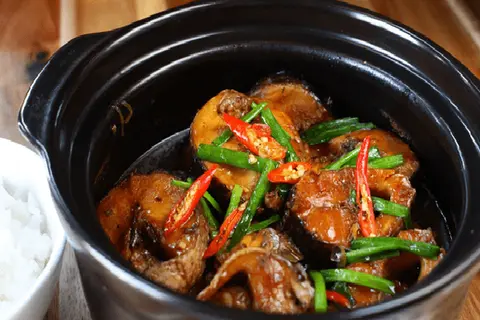 Hình ảnh Cơm cá lóc kho tiêu