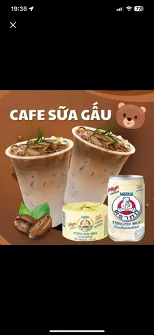 Hình ảnh Cafe Sữa Gấu