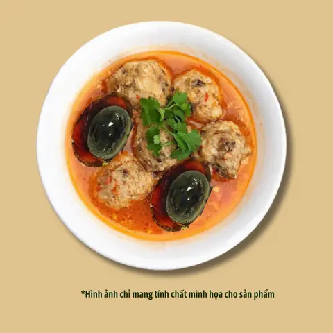 Hình ảnh Bánh mì xíu mại trứng bắc thảo