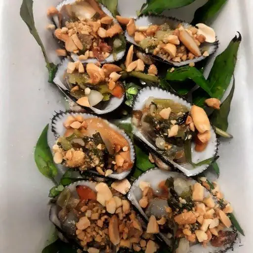 Hình ảnh Sò Lông Nướng Mỡ Hành