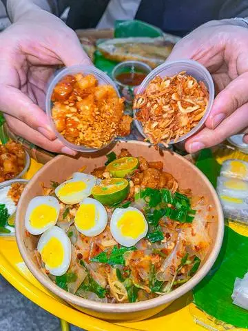 Hình ảnh Bánh tráng tóp mỡ lòng đào