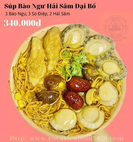 Hình ảnh súp bào ngư hải sâm đại bổ 