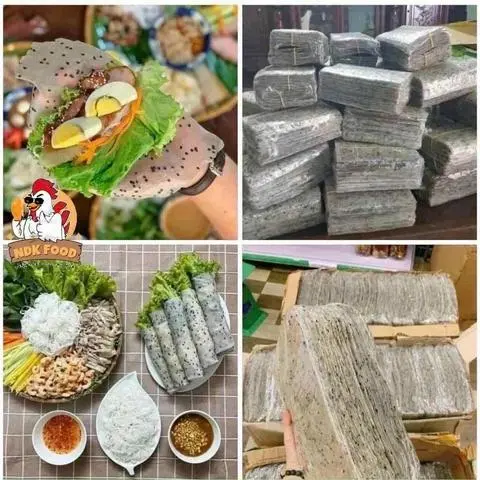 Hình ảnh BÁNH TRÁNG NHÚNG MÈ ÐEN 