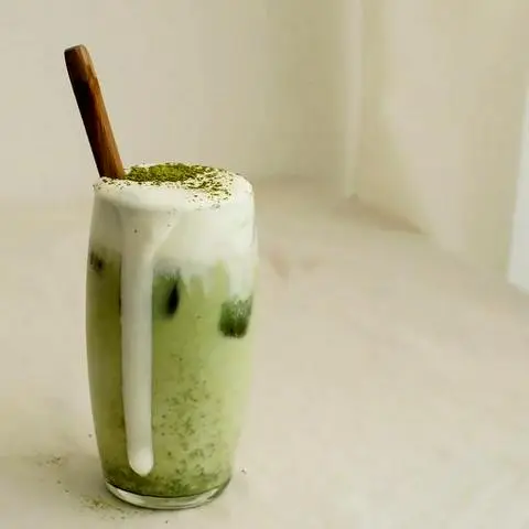 Hình ảnh Trà xanh machiato