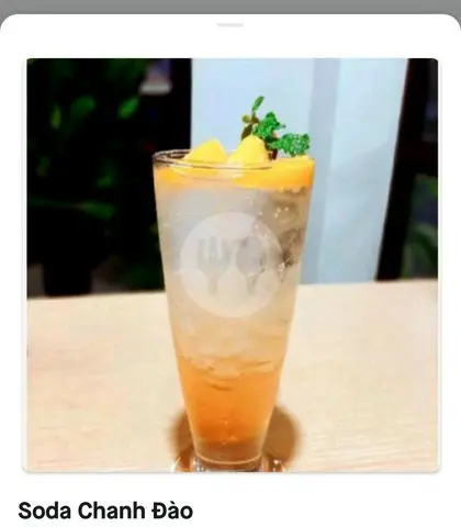 Hình ảnh SODA CHANH ĐÀO