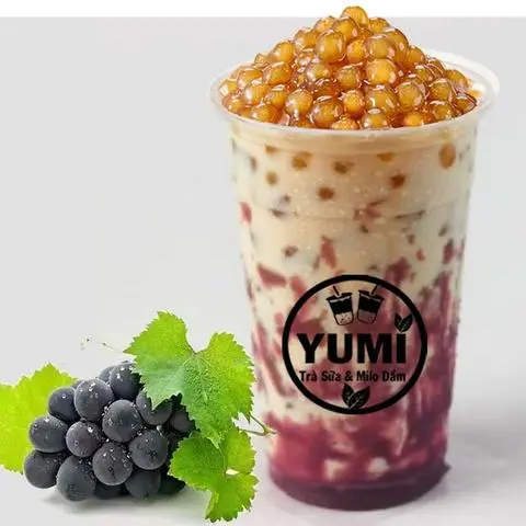 Hình ảnh Trà Sữa Nho Tươi Dầm (Size 700ml)