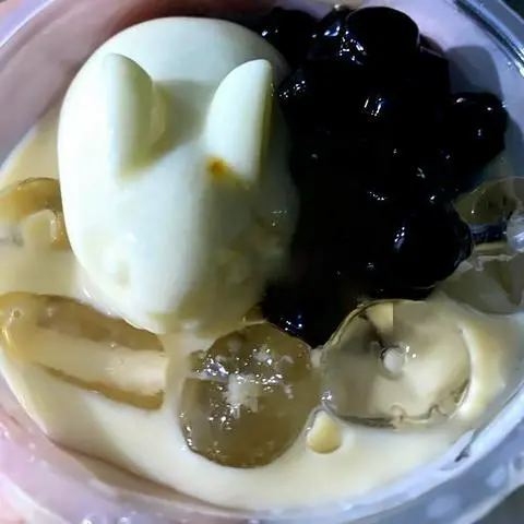Hình ảnh Lục trà sữa - 4 topping