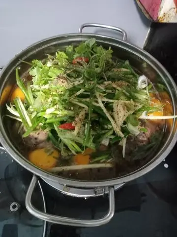 Hình ảnh Lòng bò xào củ hành