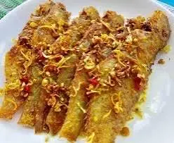 Hình ảnh Cá mó chiên muối sả 