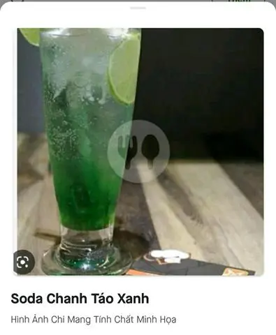 Hình ảnh SODA CHANH TÁO XANH