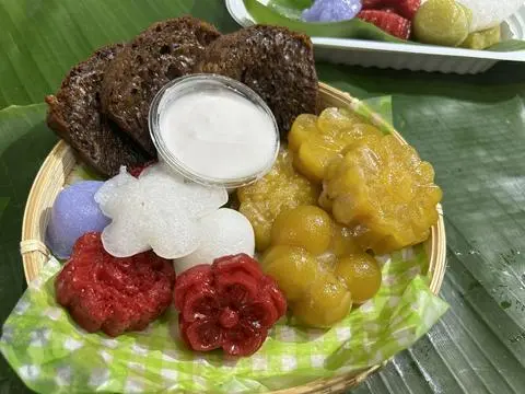 Hình ảnh chuối hấp, bò nướng, mix bò hấp