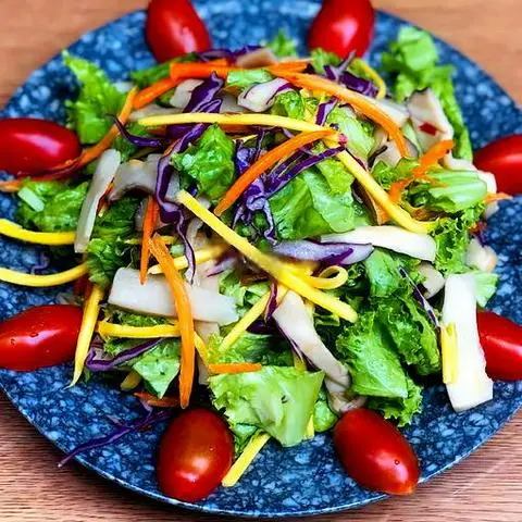 Hình ảnh Salad Trộn Nấm Đùi Gà