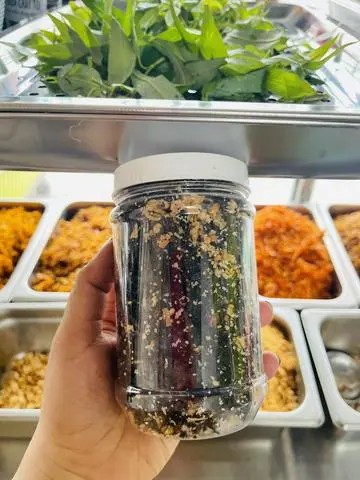 Hình ảnh rong biển cháy tỏi
