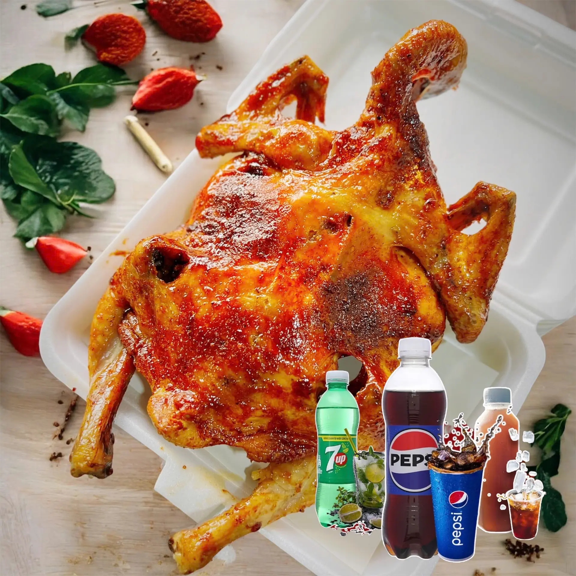 Hình ảnh Combo Gà nướng mắm Nhĩ  