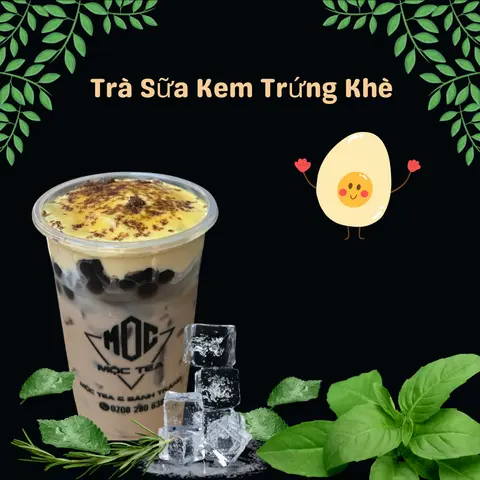 Hình ảnh Trà Sữa Kem Trứng Khè