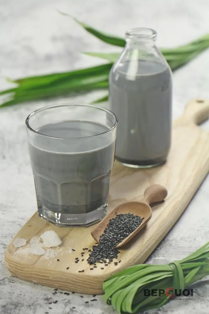 Hình ảnh Sữa gạo lức mè đen
