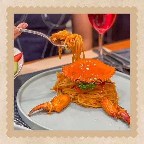 Hình ảnh Mỳ Ý cua