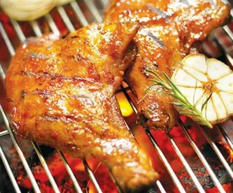 Hình ảnh đùi gà nướng muối ớt Hàn Quốc 