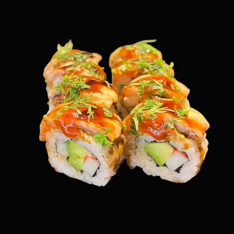 Hình ảnh Spicy Sake Roll - Cuộn Cơm Phủ Cá Hồi Sốt Cay