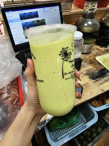 Hình ảnh Sinh tố bơ + dừa ly lớn 600ml