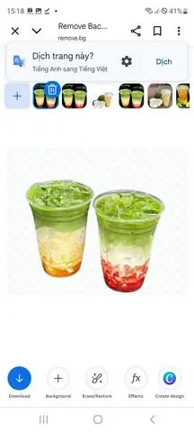 Hình ảnh matcha latte đâu 700ml