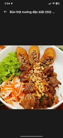 Hình ảnh Bún thịt nướng đặc biệt