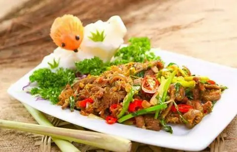 Hình ảnh Dê Xào Sả Ớt