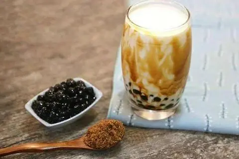 Hình ảnh Sữa Tươi Trân Châu Đường Đen ( Ly 700ml )