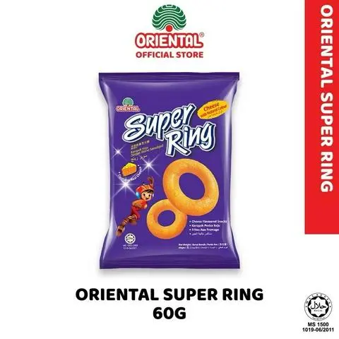 Hình ảnh Bánh Cheese Snack Super Ring Malaysia 60g