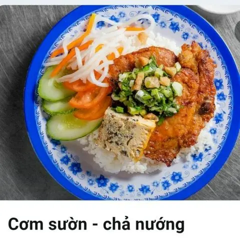 Hình ảnh Cơm Sườn + Chả nướng