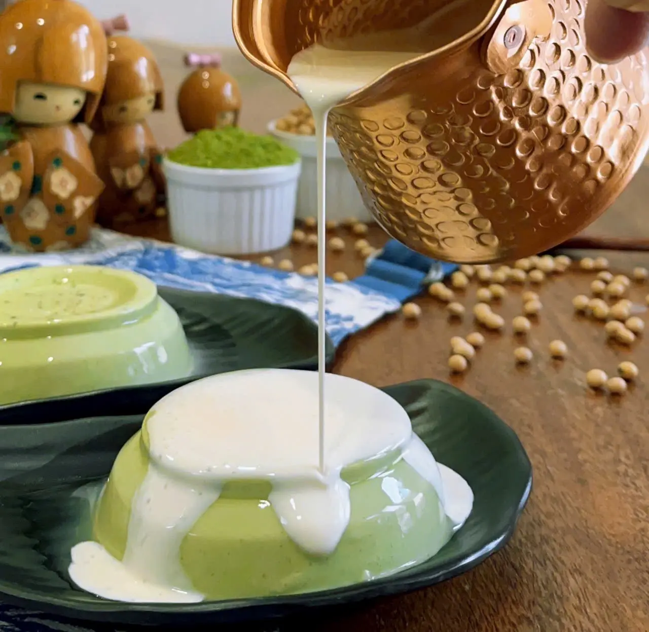Hình ảnh Tàu hủ matcha Nhật