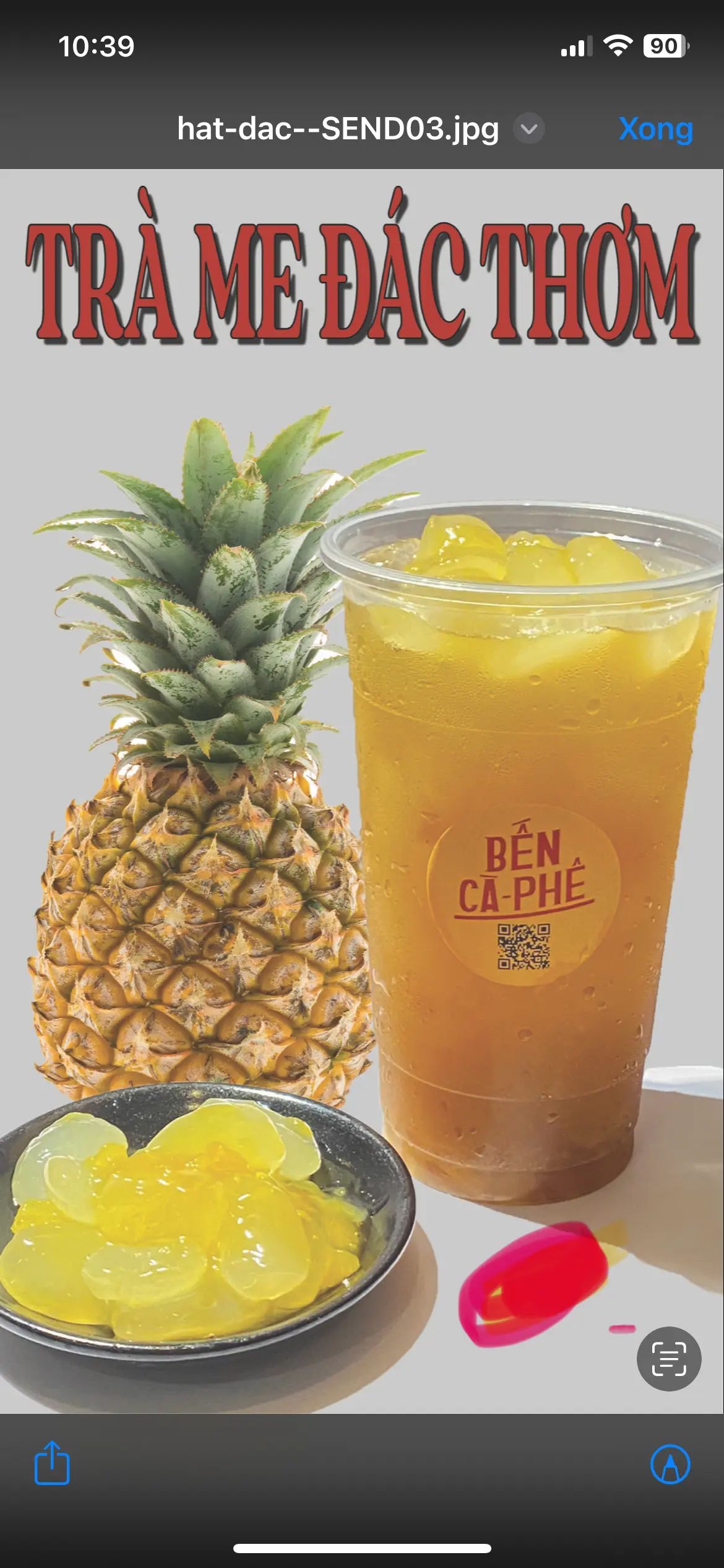 Hình ảnh (L) Trà me đác thơm( Pineapple tamarind tea)