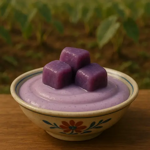 Hình ảnh Kem Khoai Môn Tươi