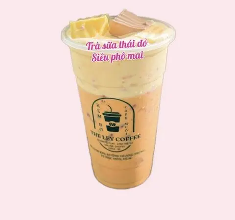 Hình ảnh trà Sữa thái đỏ siêu phô mai 