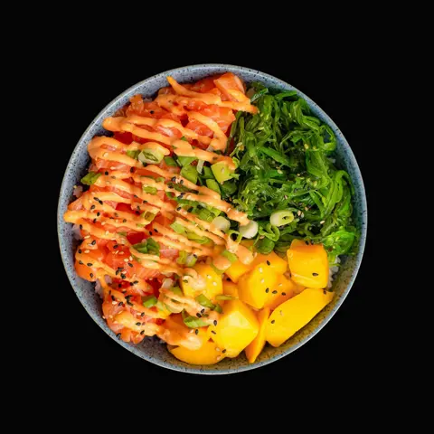 Hình ảnh Poke Spicy Sake Mango