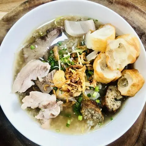 Hình ảnh Cháo lòng thêm bao tử 