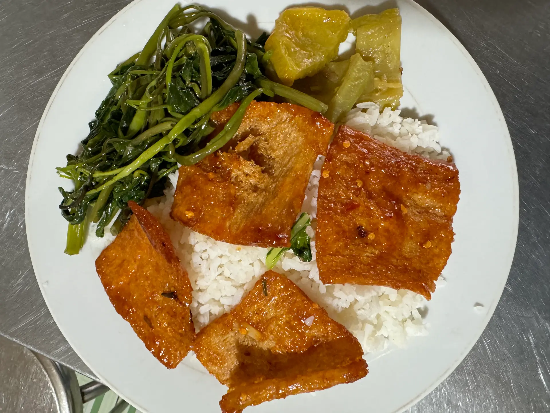 Hình ảnh Cơm chay sườn chua ngọt