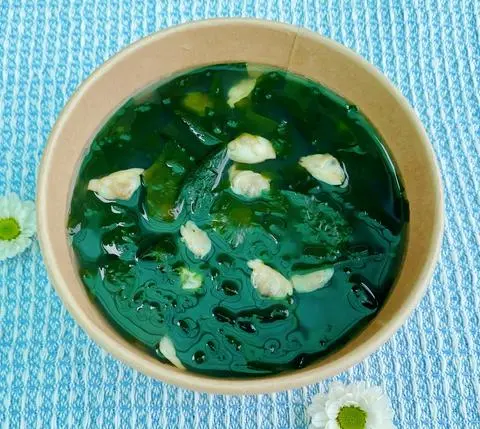 Hình ảnh canh ngêu rong biển 