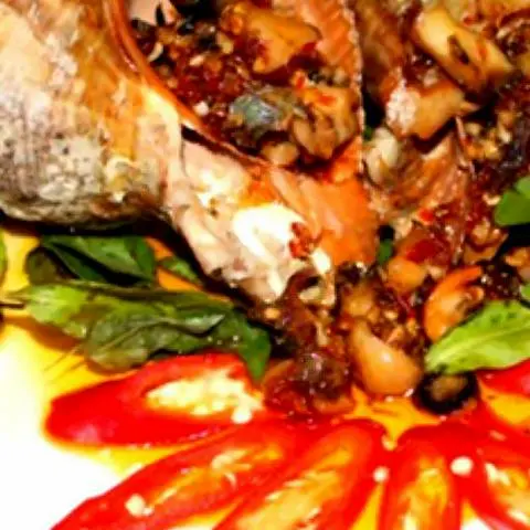 Hình ảnh Ốc miệng rộng nướng sate