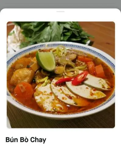 Hình ảnh bún bò Huế 