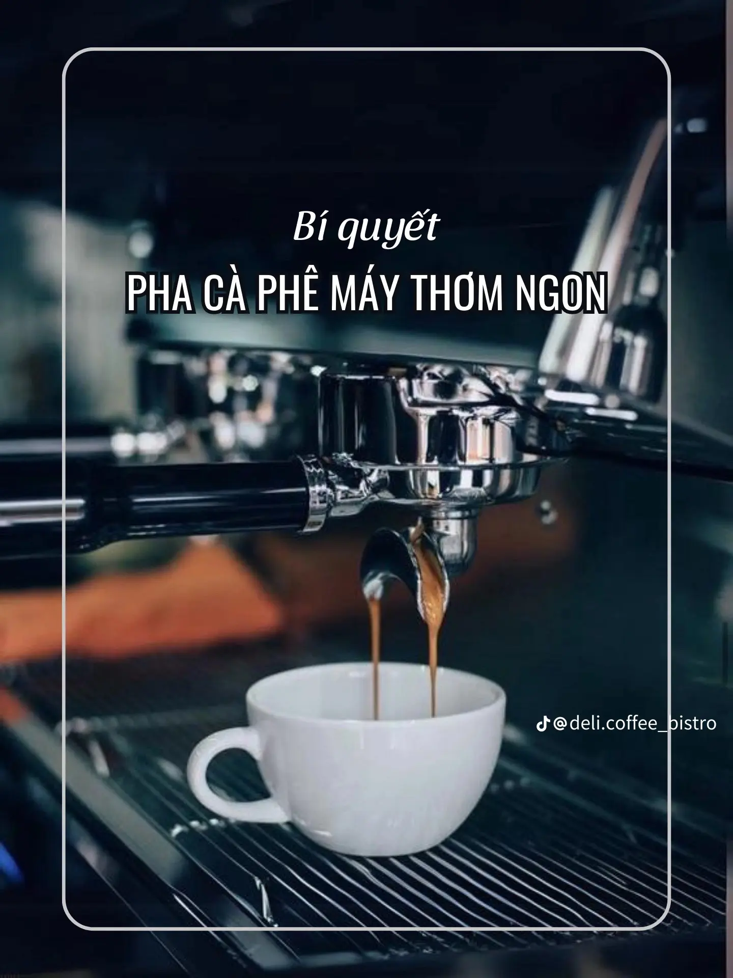Hình ảnh Cà phê sữa pha máy