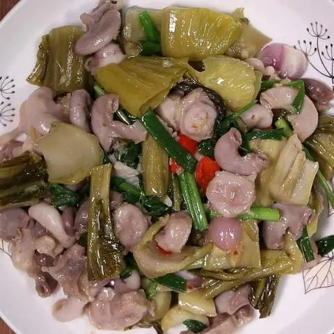 Hình ảnh LÒNG THẬP CẨM XÀO CẢI CHUA