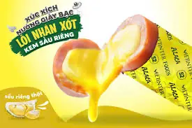 Hình ảnh xúc xích nhân sầu riêng