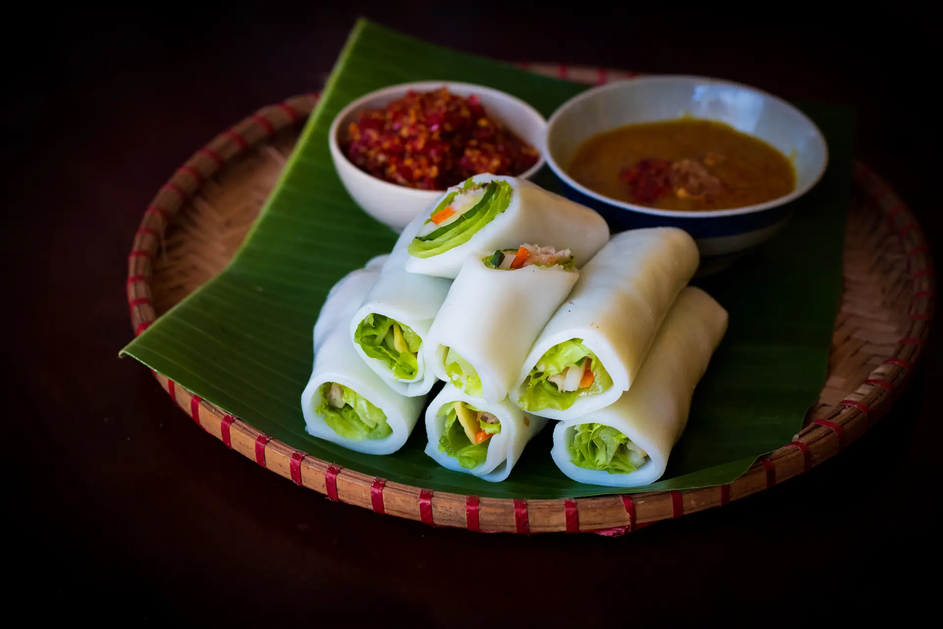 Hình ảnh Phở cuốn nem nướng