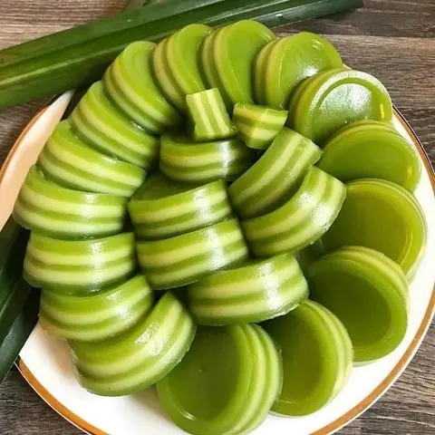 Hình ảnh Bánh Da Lợn Tròn(ít ngọt)