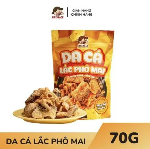 Hình ảnh Da cá phô mai Abi snack
