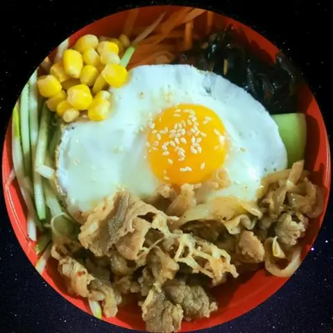 Hình ảnh Cơm Trộn Thịt Bò