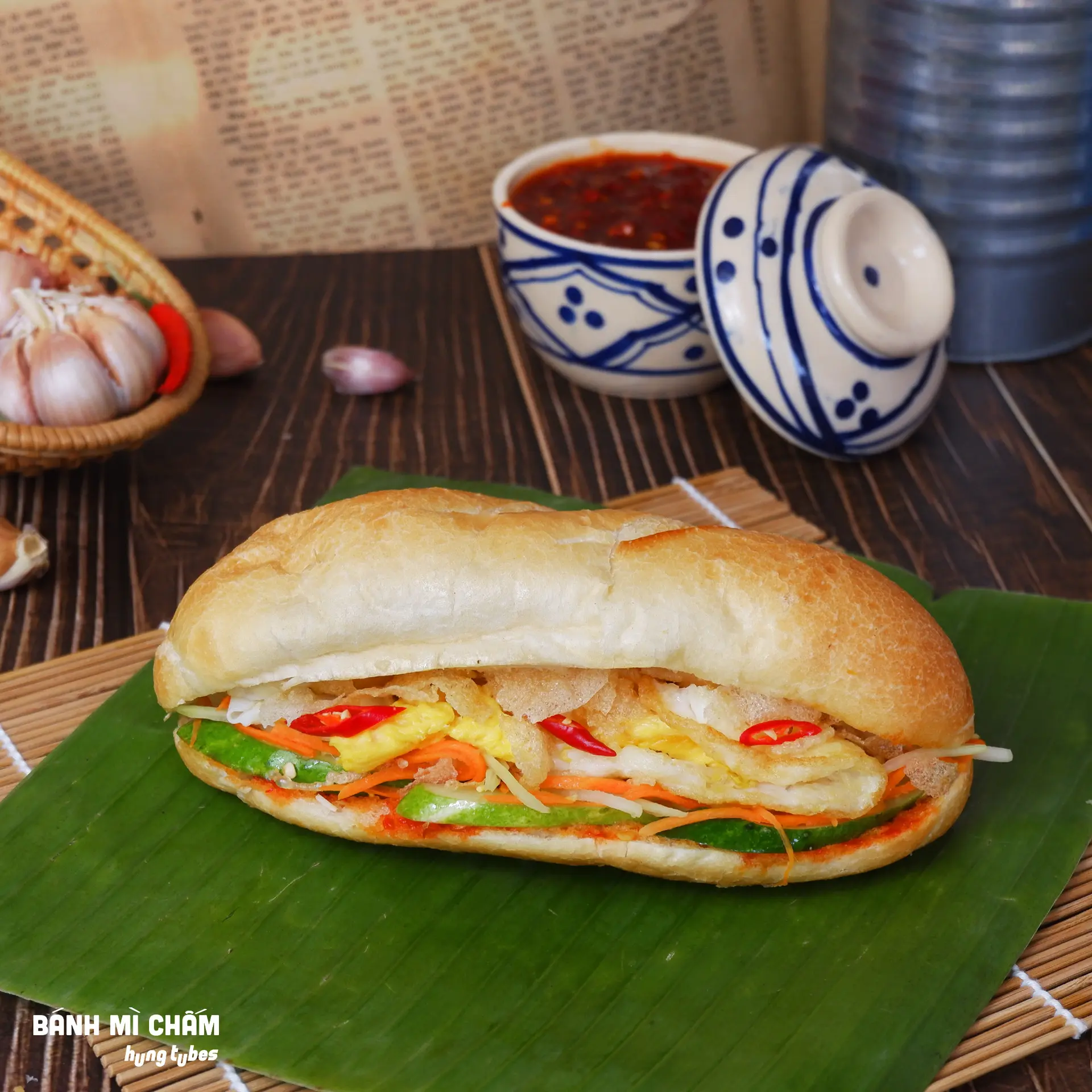 Hình ảnh Bánh mì ốp la (ổ)